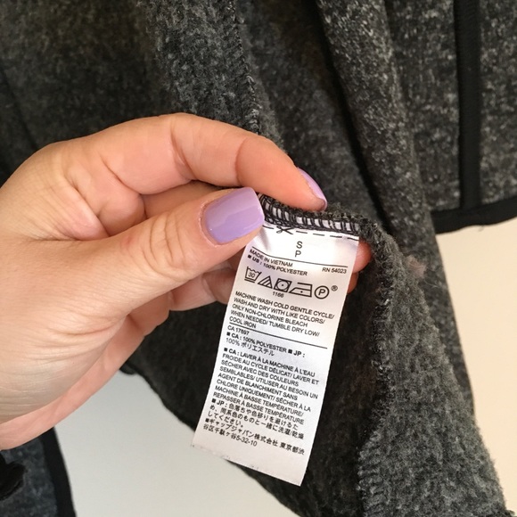 Banana Republic charcoal grey open front cardigan - Picture 4 of 5
